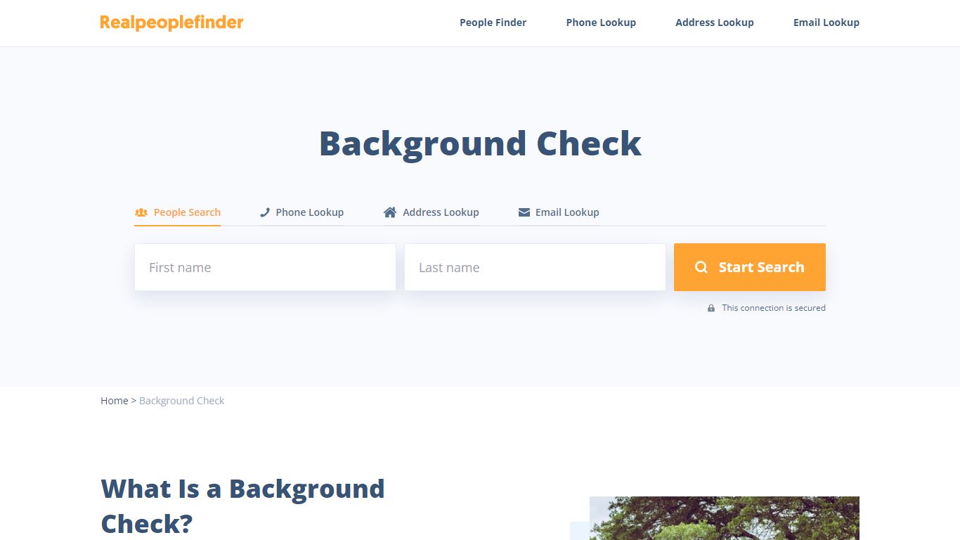 Background Check | Real People Finder